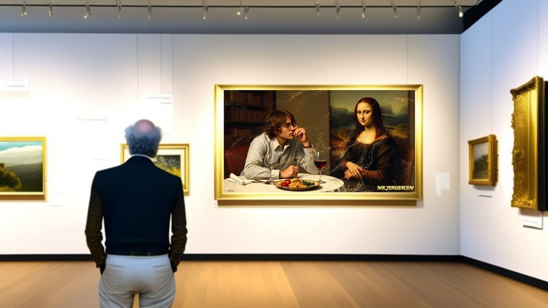 John Lennon - Dinner With Mona Lisa-D2, Limited Edition of 50 Pieces, Signed & Numbered - 2