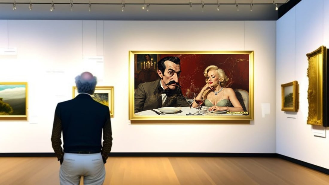 Salvador Dali - Dinner With Marliyn Monroe-D2, Limited Edition of 50 Pieces, Signed & Numbered - 2