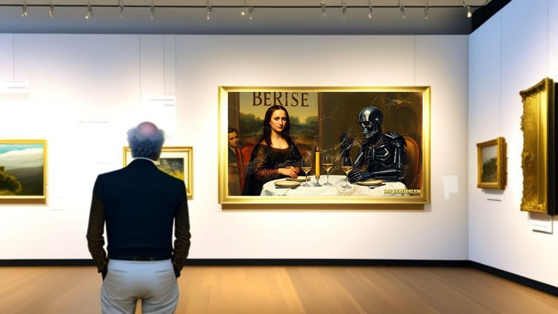 The Terminator - Dinner With Mona Lisa-D1, Limited Edition of 50 Pieces, Signed & Numbered - 2
