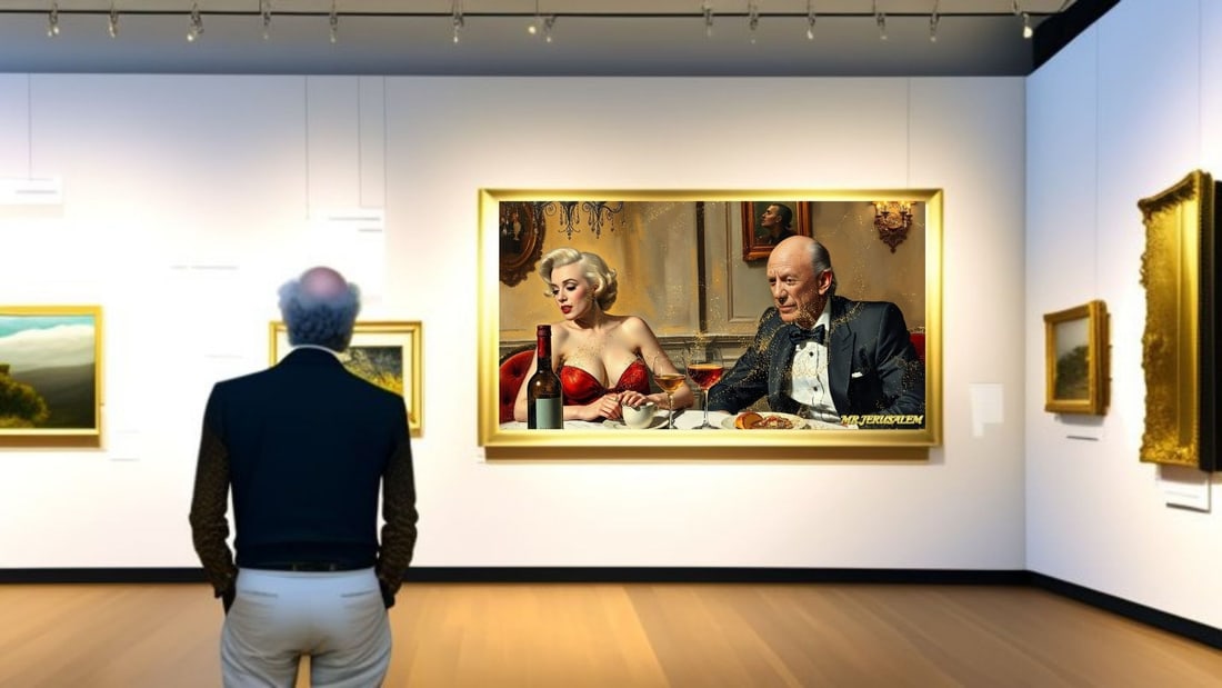Pablo Picasso - Dinner With Marilyn Monroe-D2, Limited Edition of 50 Pieces, Signed & Numbered - 2