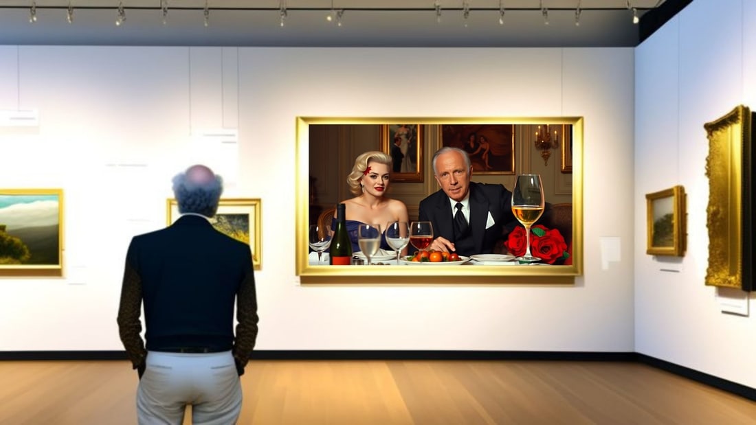 Francois Pinault - Dinner With Marilyn Monroe-D1, Limited Edition of 50 Pieces, Signed & Numbered - 2