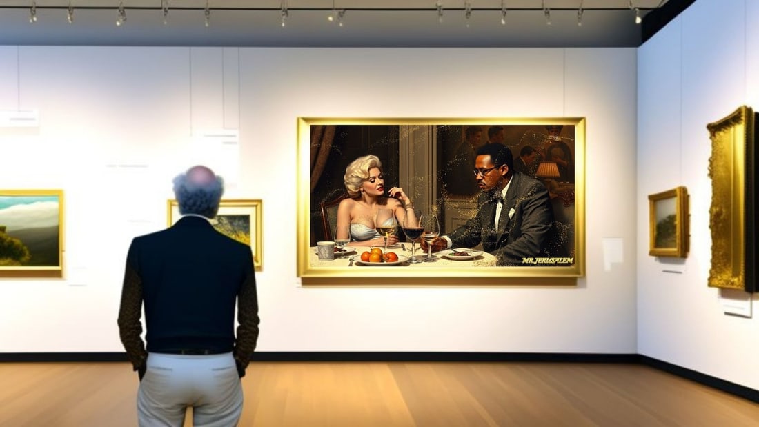 Malcolm X - Dinner With Marilyn Monroe-D2, Limited Edition of 50 Pieces, Signed & Numbered - 2