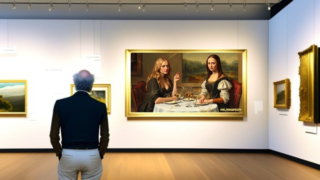 Britney Spears - Dinner With Mona Lisa-D1, Limited Edition of 50 Pieces,, Signed & Numbered - 2