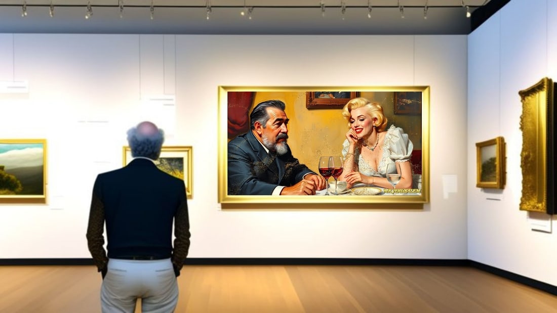 Fidel Castro - Dinner With Marilyn Monroe-D2, Limited Edition of 50 Pieces, Signed & Numbered - 2