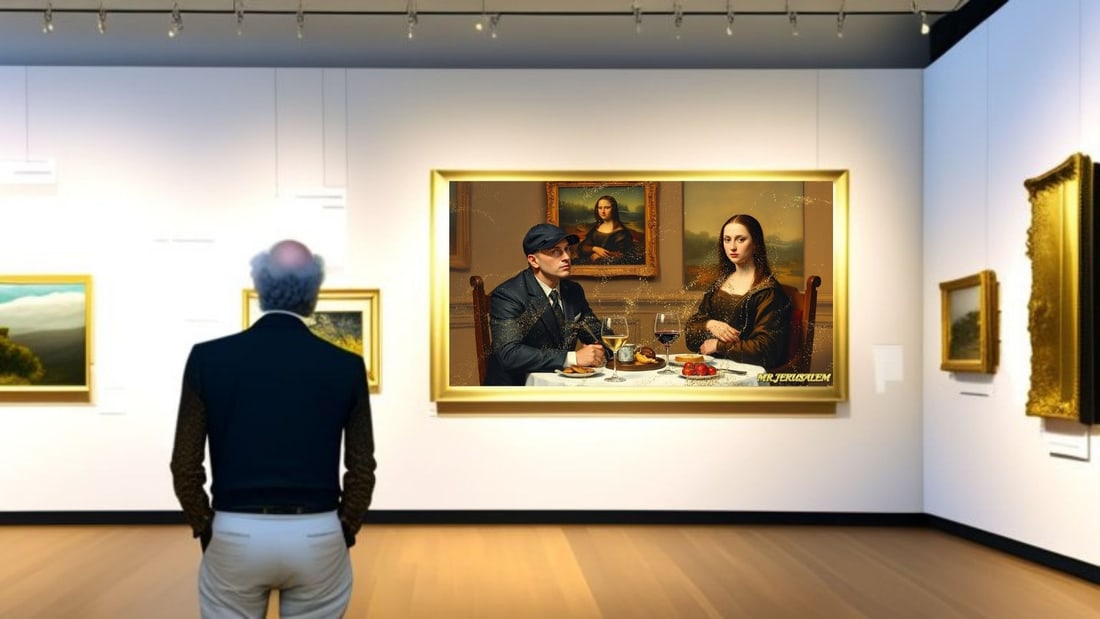 Eminem - Dinner With Mona Lisa-D1, Limited Edition of 50 Pieces, Signed & Numbered - 2