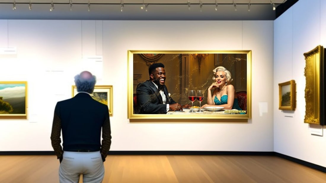 Kevin Hart - Dinner With Marilyn Monroe-D1, Limited Edition of 50 Pieces, Signed & Numbered - 2