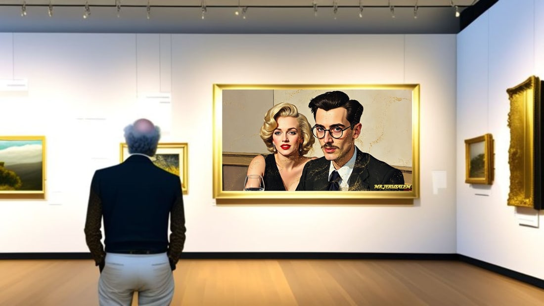 Piet Mondrian - Dinner With Marilyn Monroe-D1, Limited Edition of 50 Pieces, Signed & Numbered - 2