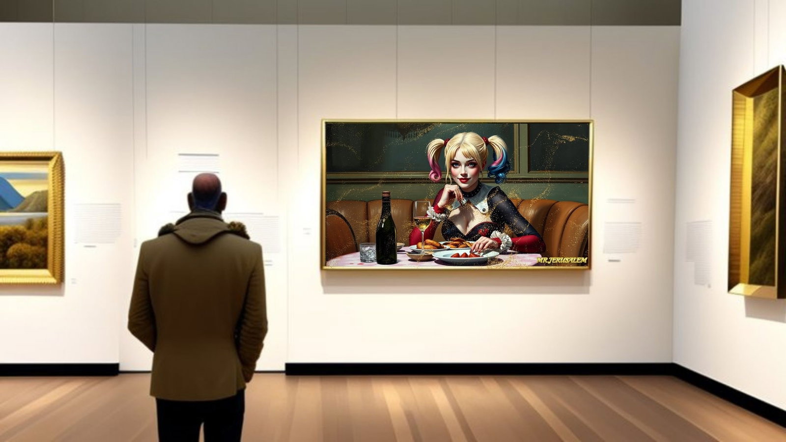 Harley Quinn Dinner Alone-D1, Limited Edition of 50 Pieces - 2
