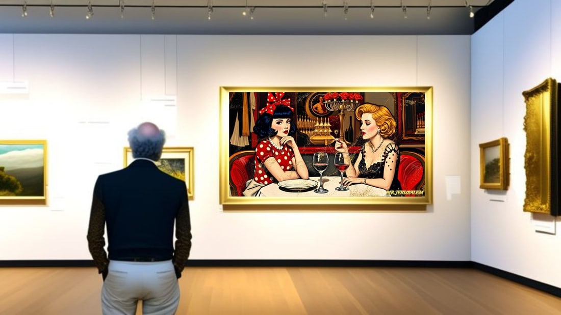 Yayoi Kusama - Dinner With Marliyn Monroe-D2, Limited Edition of 50 Pieces, Signed & Numbered - 2