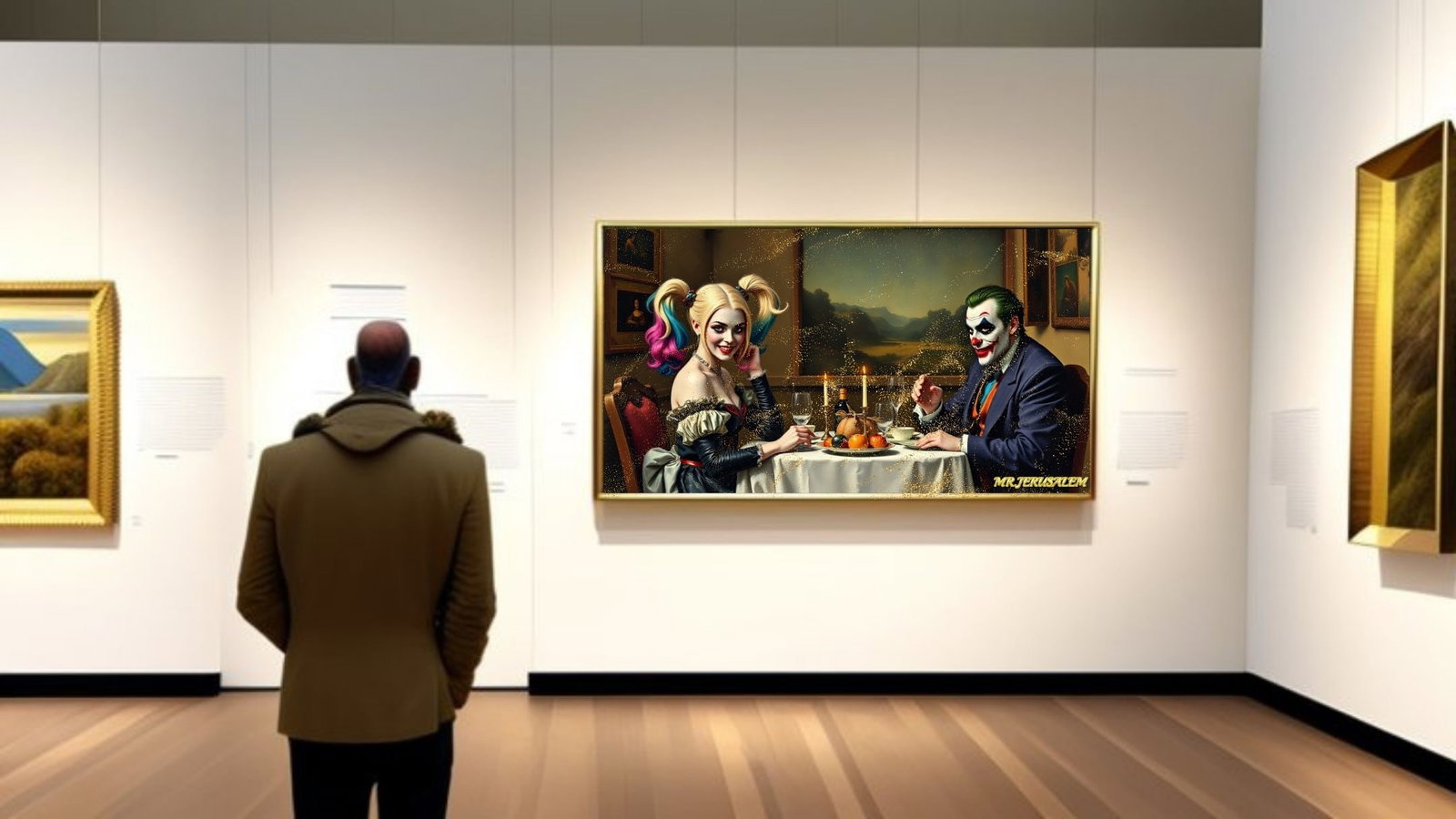 Harley Quinn Dinner With Joker, Limited Edition of 50 Pieces - 2