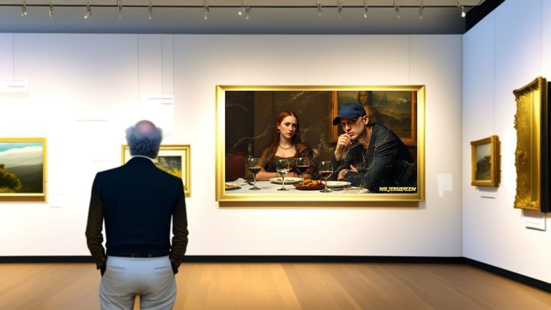 Eminem - Dinner With Mona Lisa-D2, Limited Edition of 50 Pieces, Signed & Numbered - 2