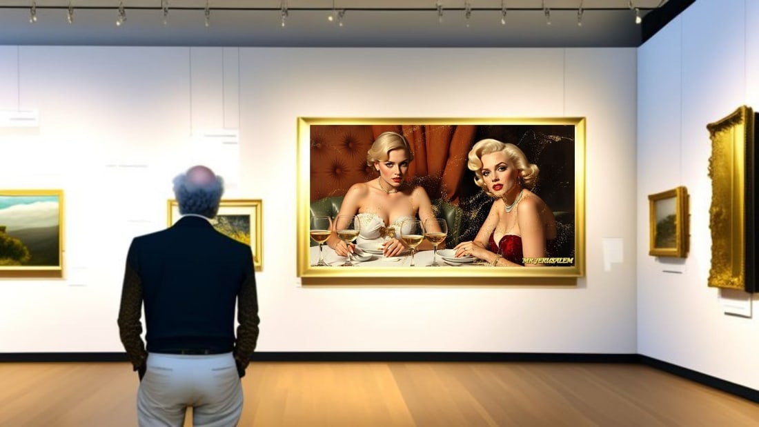 Britney Spears - Dinner With Marilyn Monroe-D2, Limited Edition of 50 Pieces, Signed & Numbered - 2
