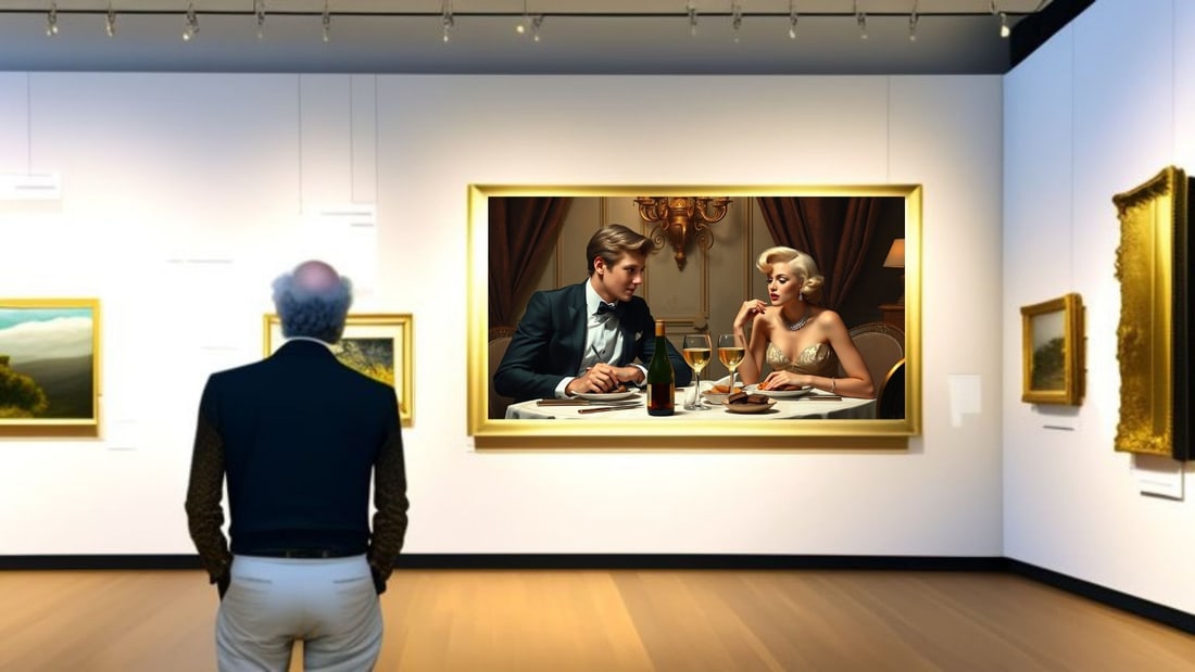 Barron Trump - Dinner With Marilyn Monroe-D1, Limited Edition of 50 Pieces, Signed & Numbered - 2