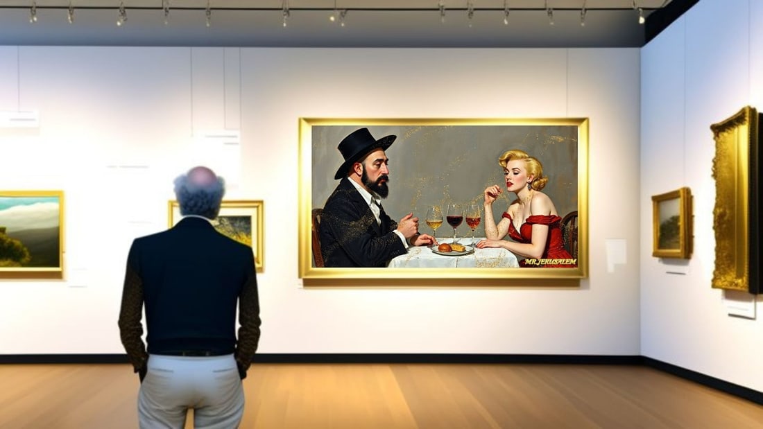 Paul Cezanne - Dinner With Marilyn Monroe-D2, Limited Edition of 50 Pieces, Signed & Numbered - 2