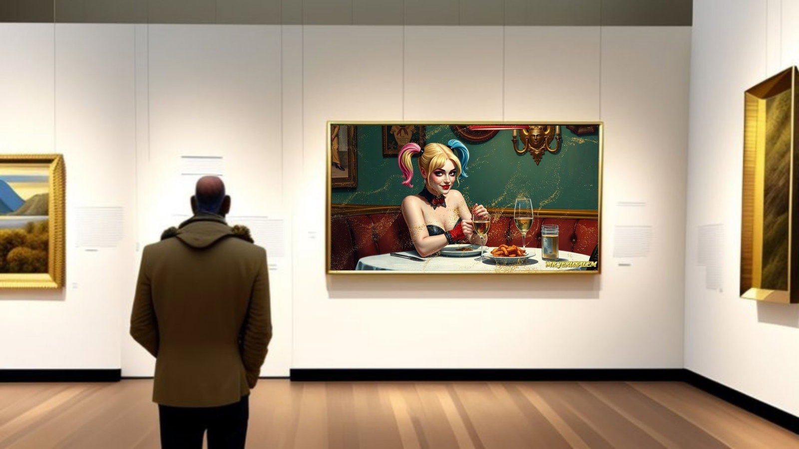 Harley Quinn Dinner Alone-D2, Limited Edition of 50 Pieces - 2
