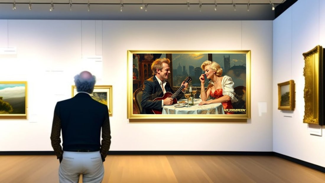 Sting - Dinner With Marliyn Monroe-D2, Limited Edition of 50 Pieces, Signed & Numbered - 2