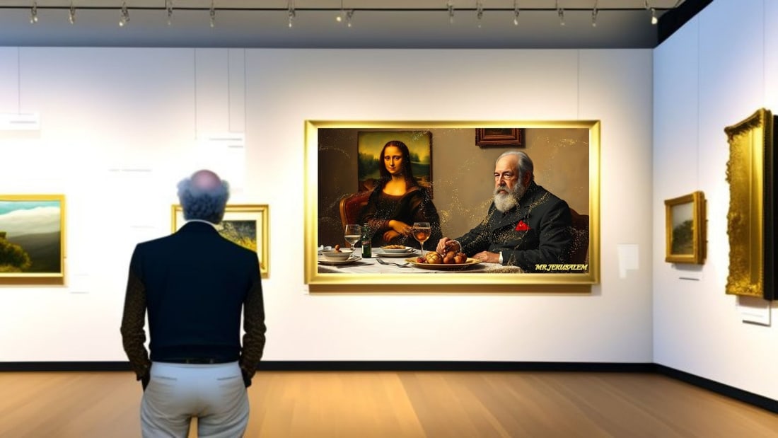 Fidel Castro - Dinner With Mona Lisa-D2, Limited Edition of 50 Pieces, Signed & Numbered - 2
