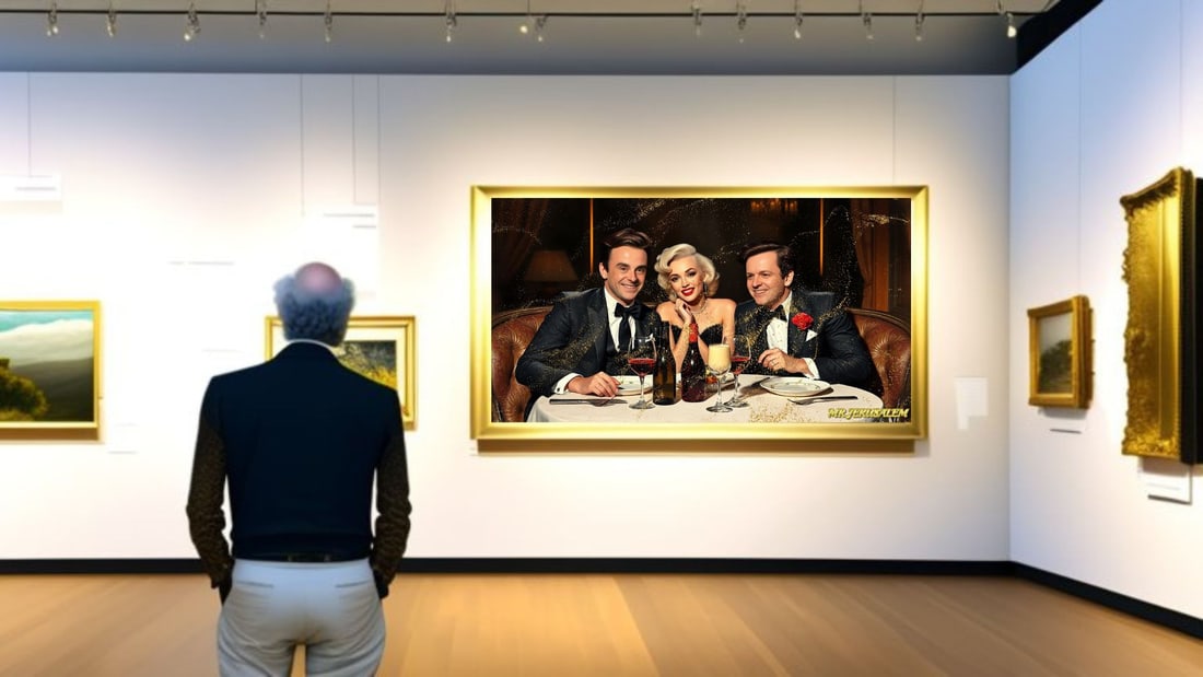 Ant & Dec- - Dinner With Marilyn Monroe- D1, Limited Edition of 50 Pieces, Signed & Numbered - 2