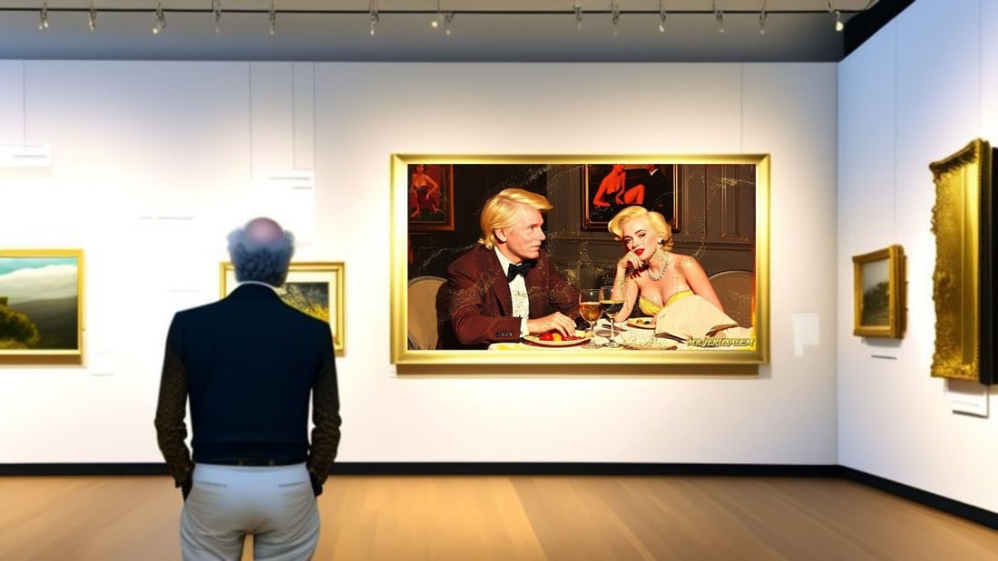 Andy Warhol - Dinner With Marilyn Monroe- D2, Limited Edition of 50 Pieces, Signed & Numbered - 2