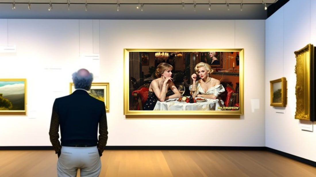 Amanda Holden - Dinner With Marilyn Monroe- D2, Limited Edition of 50 Pieces, Signed & Numbered - 2