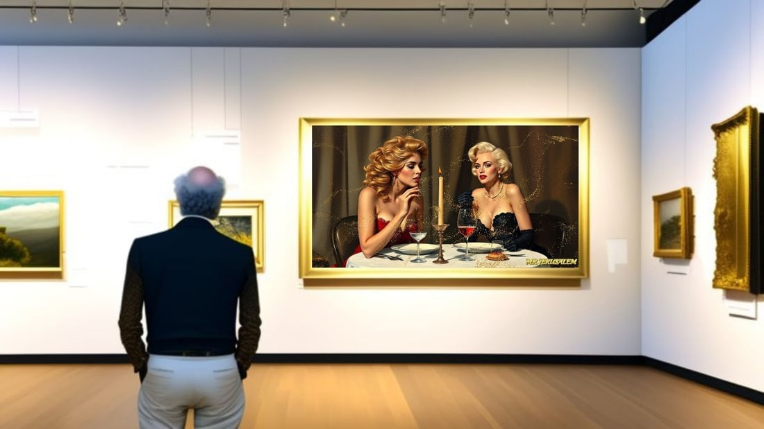 Shakira - Dinner With Marliyn Monroe-D1, Limited Edition of 50 Pieces, Signed & Numbered - 2