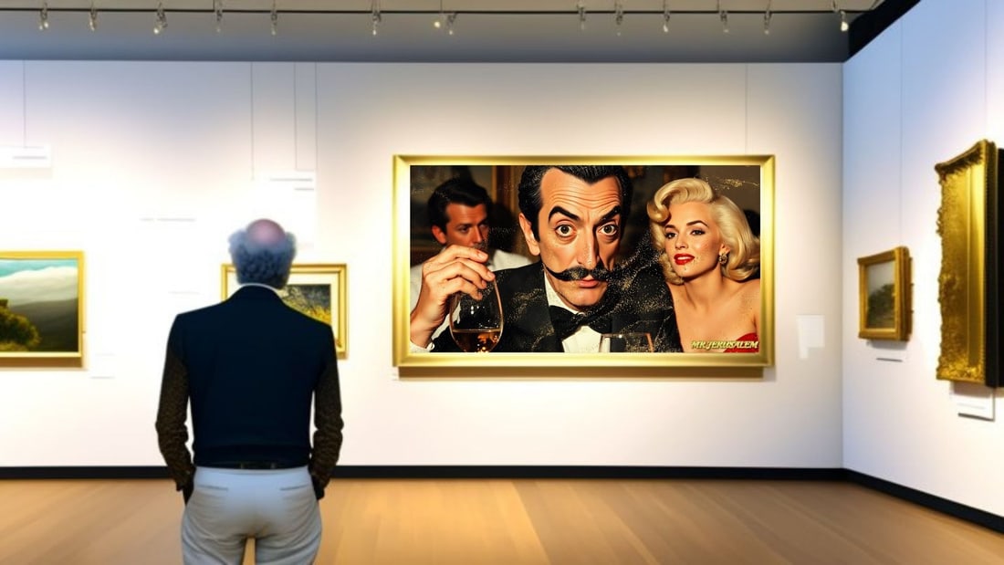 Salvador Dali - Dinner With Marliyn Monroe-D1, Limited Edition of 50 Pieces, Signed & Numbered - 2