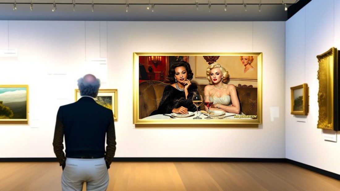 Alesha Dixon - Dinner With Marilyn Monroe- D2, Limited Edition of 50 Pieces, Signed & Numbered - 2