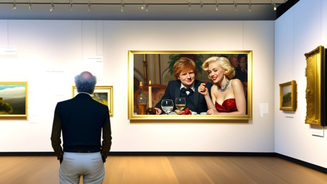 Ed Sheeran - Dinner With Marilyn Monroe-D2, Limited Edition of 50 Pieces, Signed & Numbered - 2