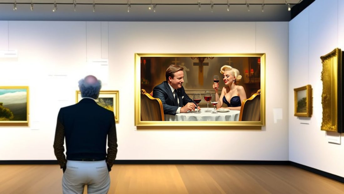 David Cameron - Dinner With Marilyn Monroe-D2, Limited Edition of 50 Pieces, Signed & Numbered - 2