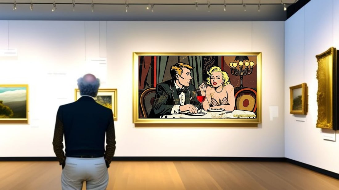 Roy Lichtenstein - Dinner With Marliyn Monroe-D2, Limited Edition of 50 Pieces, Signed & Numbered - 2