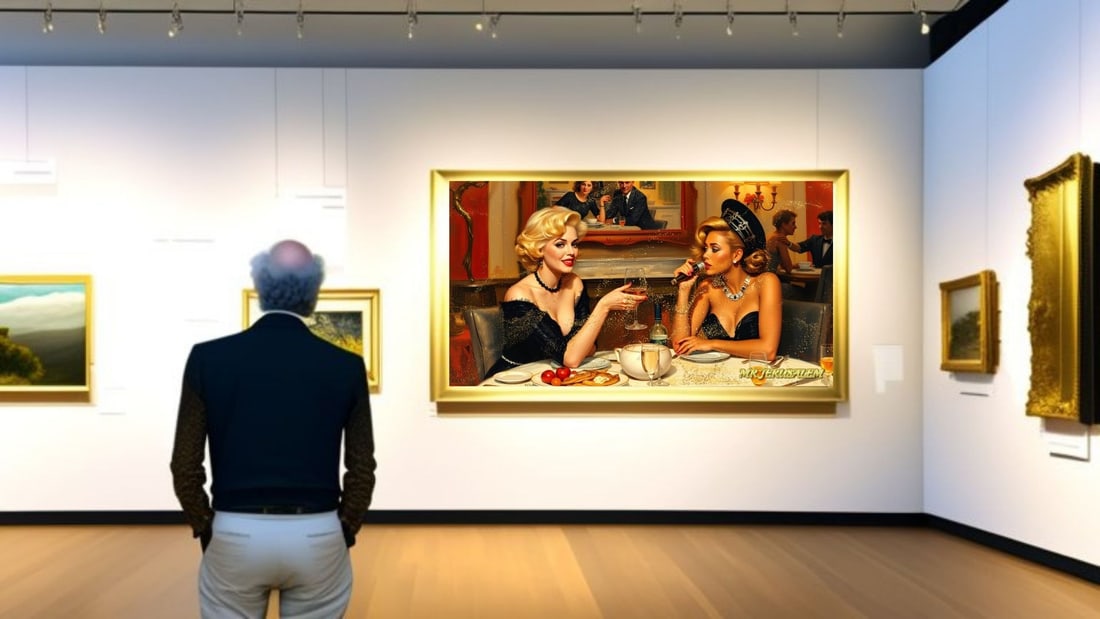 Beyonce - Dinner With Marilyn Monroe- D2, Limited Edition of 50 Pieces, Signed & Numbered - 2