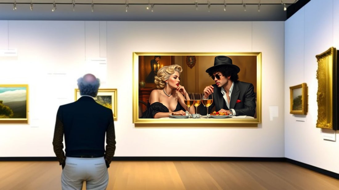 Bruno Mars - Dinner With Marilyn Monroe-D2, Limited Edition of 50 Pieces, Signed & Numbered - 2