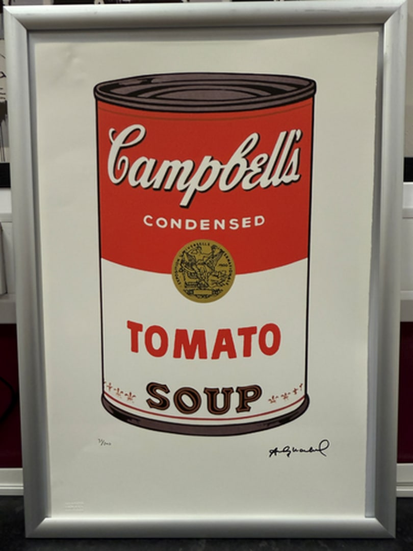 ANDY Warhol, Original, Print, Limited edition, Plate signed: Andy Warhol edition Arabic numbering - numbering 100 copies - Approximate dimensions of the sheet 57.3 x 38.4 cm - INTONSO / IRREGULAR SHEET on 4 sides, weight between 180/210 - Watermark on Arches Fr
