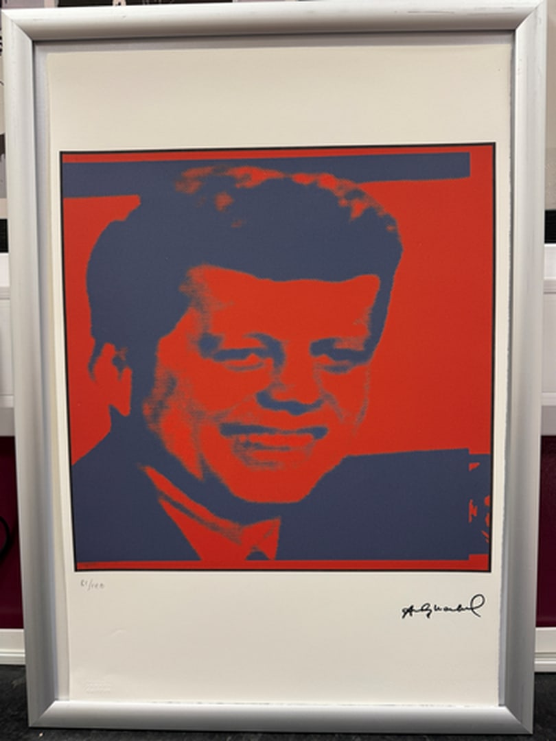ANDY Warhol, Original, Print, Limited edition, Plate signed: Andy Warhol edition Arabic numbering - numbering 100 copies - Approximate dimensions of the sheet 57.3 x 38.4 cm - INTONSO / IRREGULAR SHEET on 4 sides, weight between 180/210 - Watermark on Arches Fr