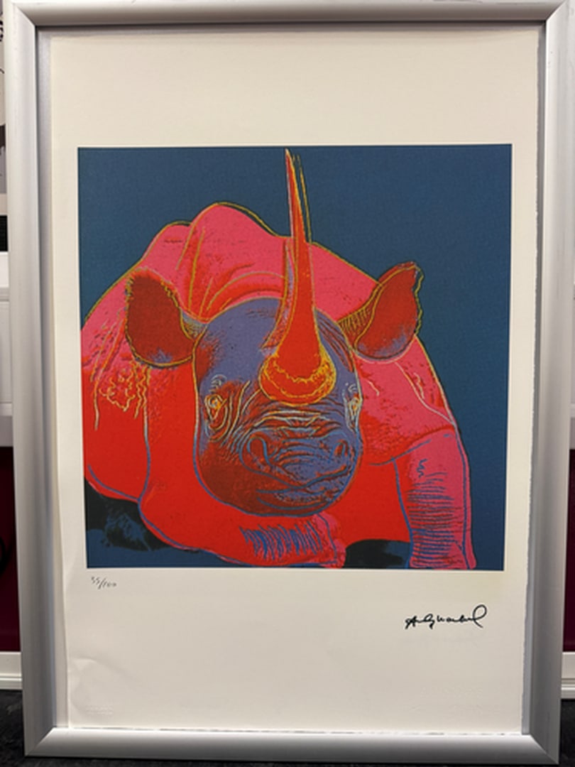 ANDY Warhol, Original, Print, Limited edition, Plate signed: Andy Warhol edition Arabic numbering - numbering 100 copies - Approximate dimensions of the sheet 57.3 x 38.4 cm - INTONSO / IRREGULAR SHEET on 4 sides, weight between 180/210 - Watermark on Arches Fr