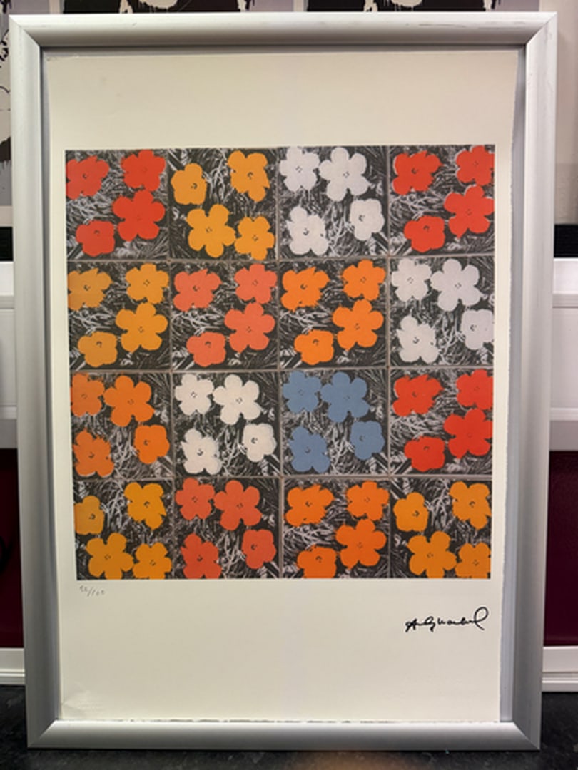 ANDY Warhol, Original, Print, Limited edition, Plate signed: Andy Warhol edition Arabic numbering - numbering 100 copies - Approximate dimensions of the sheet 57.3 x 38.4 cm - INTONSO / IRREGULAR SHEET on 4 sides, weight between 180/210 - Watermark on Arches Fr