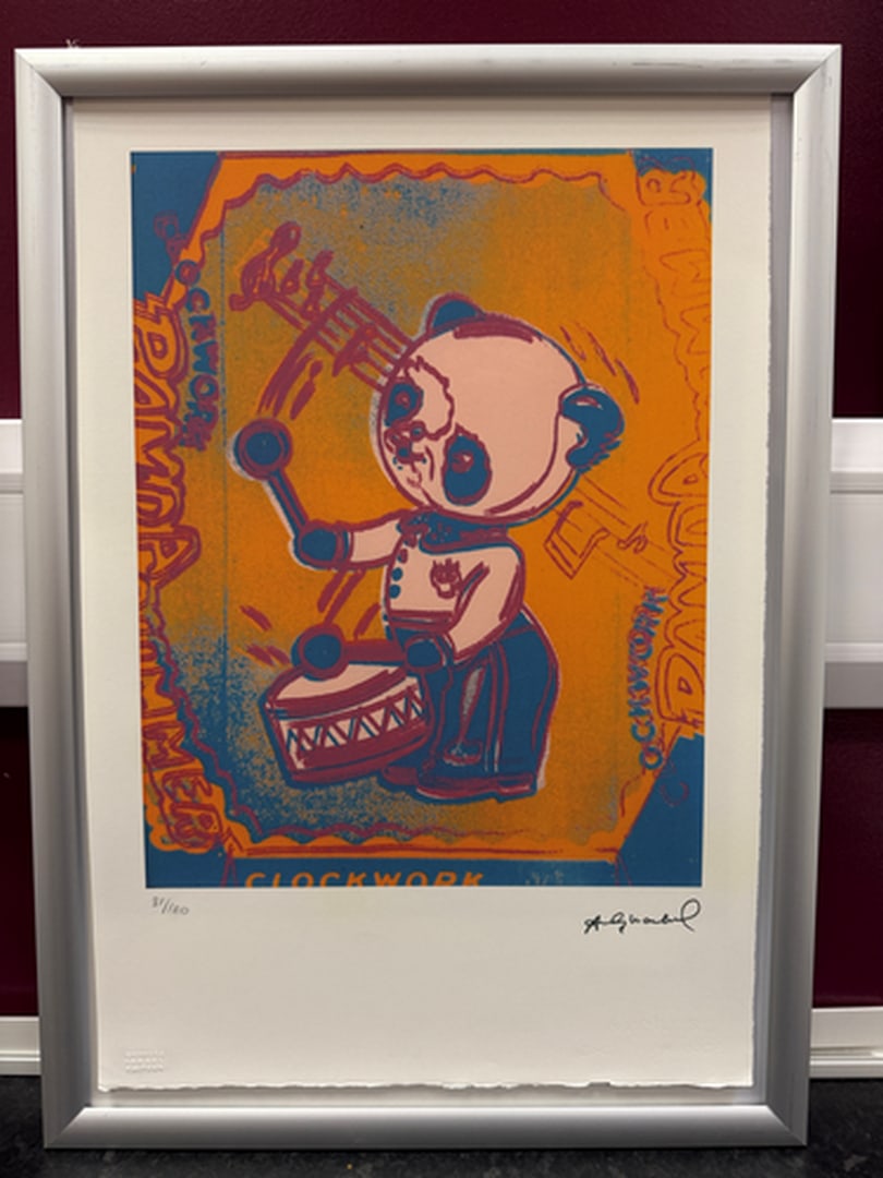 ANDY Warhol, Original, Print, Limited edition, Plate signed: Andy Warhol edition Arabic numbering - numbering 100 copies - Approximate dimensions of the sheet 57.3 x 38.4 cm - INTONSO / IRREGULAR SHEET on 4 sides, weight between 180/210 - Watermark on Arches Fr