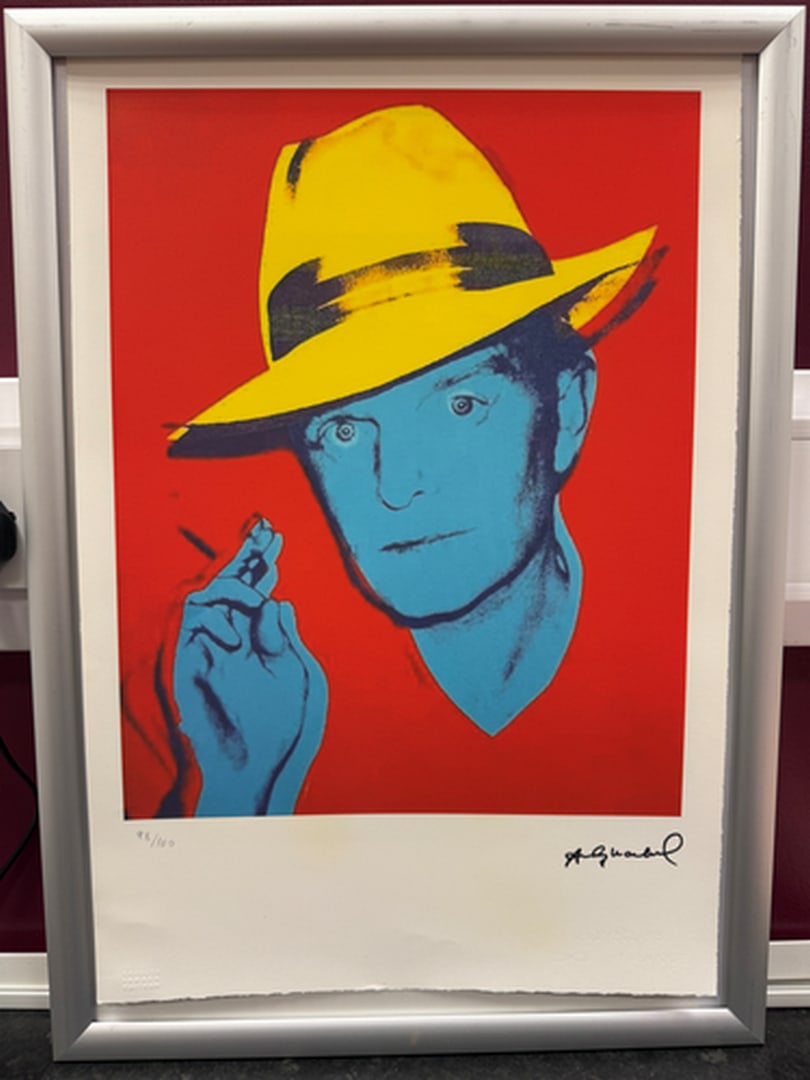ANDY Warhol, Original, Print, Limited edition, Plate signed: Andy Warhol edition Arabic numbering - numbering 100 copies - Approximate dimensions of the sheet 57.3 x 38.4 cm - INTONSO / IRREGULAR SHEET on 4 sides, weight between 180/210 - Watermark on Arches Fr
