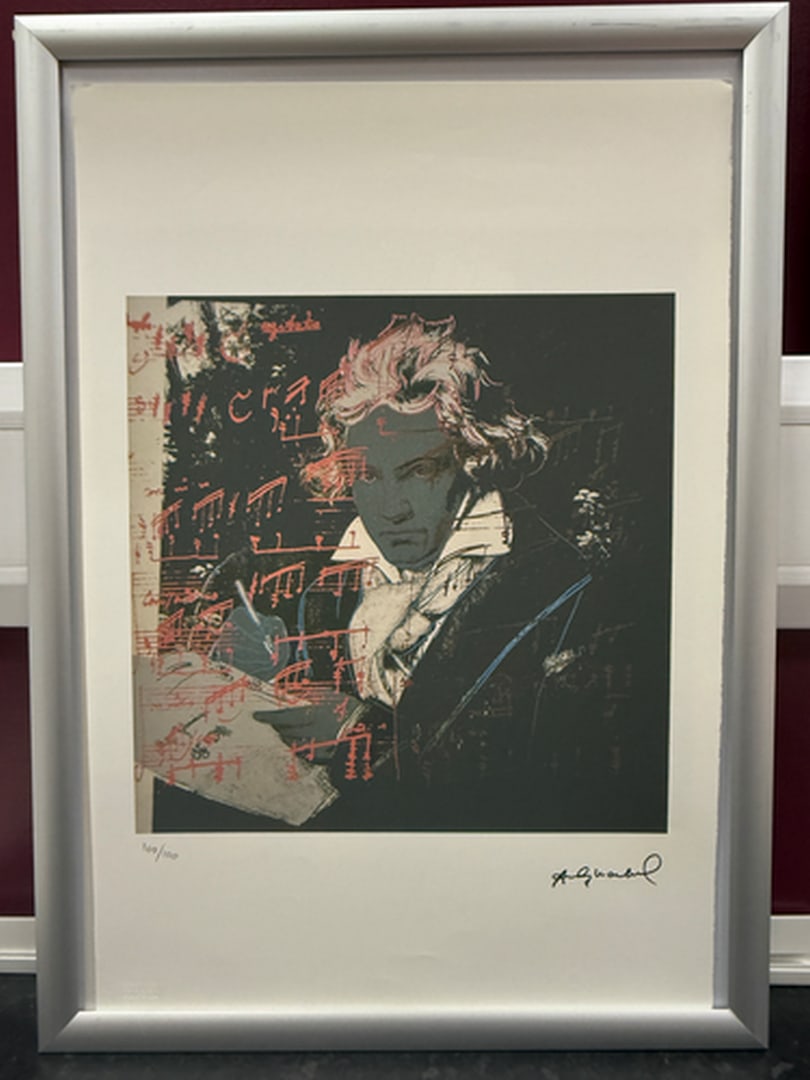 ANDY Warhol, Original, Print, Limited edition, Plate signed: Andy Warhol edition Arabic numbering - numbering 100 copies - Approximate dimensions of the sheet 57.3 x 38.4 cm - INTONSO / IRREGULAR SHEET on 4 sides, weight between 180/210 - Watermark on Arches Fr