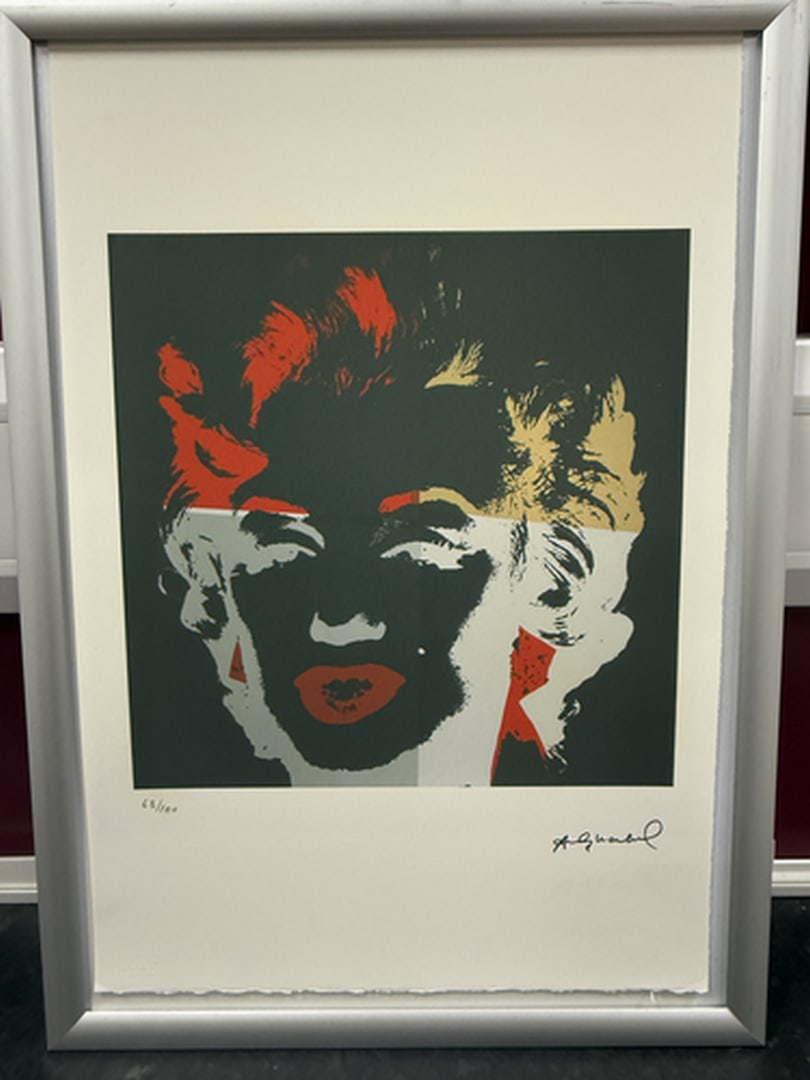 ANDY Warhol, Original, Print, Limited edition, Plate signed: Andy Warhol edition Arabic numbering - numbering 100 copies - Approximate dimensions of the sheet 57.3 x 38.4 cm - INTONSO / IRREGULAR SHEET on 4 sides, weight between 180/210 - Watermark on Arches Fr