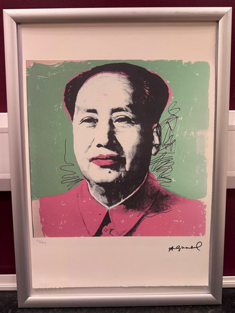 ANDY Warhol, Original, Print, Limited edition, Plate signed: Andy Warhol edition Arabic numbering - numbering 100 copies - Approximate dimensions of the sheet 57.3 x 38.4 cm - INTONSO / IRREGULAR SHEET on 4 sides, weight between 180/210 - Watermark on Arches Fr
