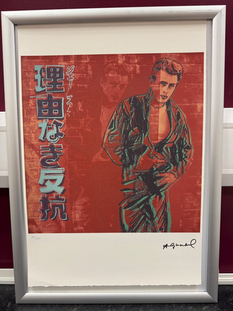 ANDY Warhol, Original, Print, Limited edition, Plate signed: Andy Warhol edition Arabic numbering - numbering 100 copies - Approximate dimensions of the sheet 57.3 x 38.4 cm - INTONSO / IRREGULAR SHEET on 4 sides, weight between 180/210 - Watermark on Arches Fr