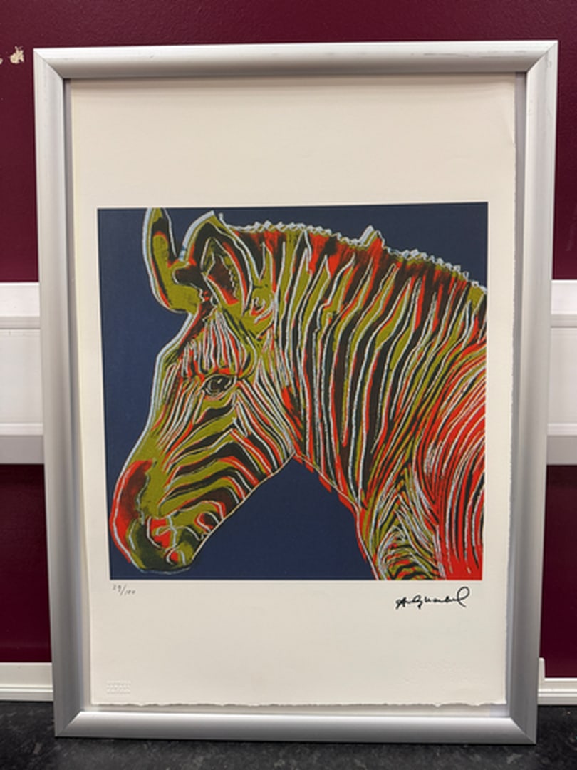 ANDY Warhol, Original, Print, Limited edition, Plate signed: Andy Warhol edition Arabic numbering - numbering 100 copies - Approximate dimensions of the sheet 57.3 x 38.4 cm - INTONSO / IRREGULAR SHEET on 4 sides, weight between 180/210 - Watermark on Arches Fr