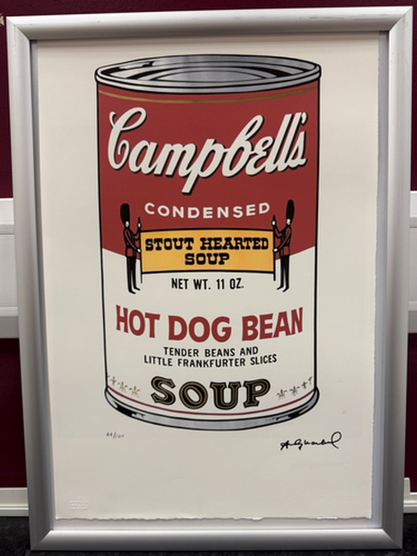 ANDY Warhol, Original, Print, Limited edition, Plate signed: Andy Warhol edition Arabic numbering - numbering 100 copies - Approximate dimensions of the sheet 57.3 x 38.4 cm - INTONSO / IRREGULAR SHEET on 4 sides, weight between 180/210 - Watermark on Arches Fr