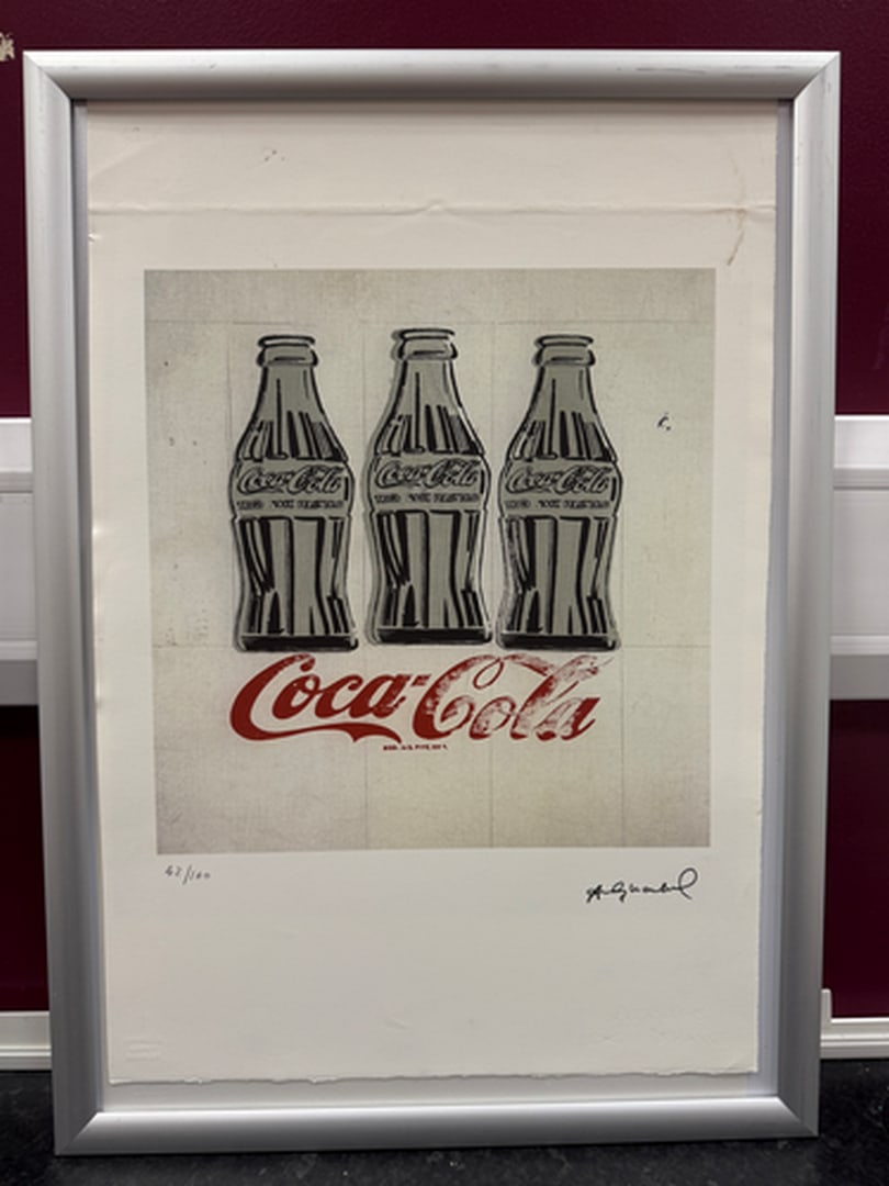 ANDY Warhol, Original, Print, Limited edition, Plate signed: Andy Warhol edition Arabic numbering - numbering 100 copies - Approximate dimensions of the sheet 57.3 x 38.4 cm - INTONSO / IRREGULAR SHEET on 4 sides, weight between 180/210 - Watermark on Arches Fr