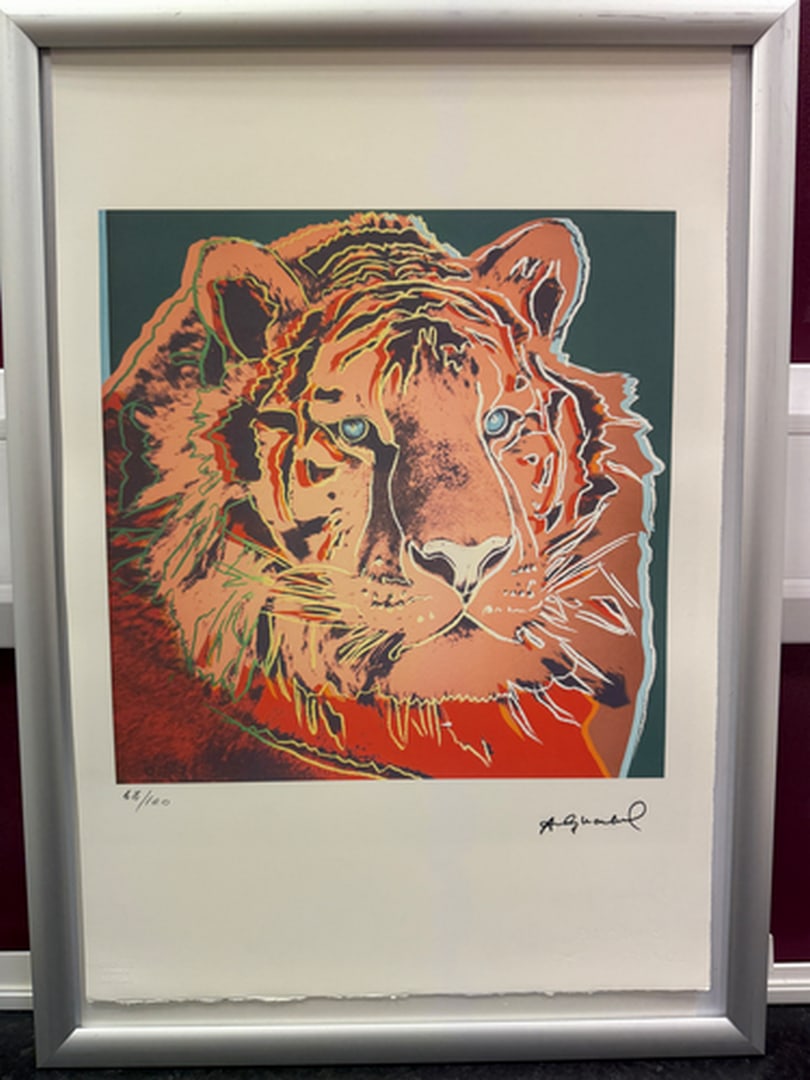 ANDY Warhol, Original, Print, Limited edition, Plate signed: Andy Warhol edition Arabic numbering - numbering 100 copies - Approximate dimensions of the sheet 57.3 x 38.4 cm - INTONSO / IRREGULAR SHEET on 4 sides, weight between 180/210 - Watermark on Arches Fr