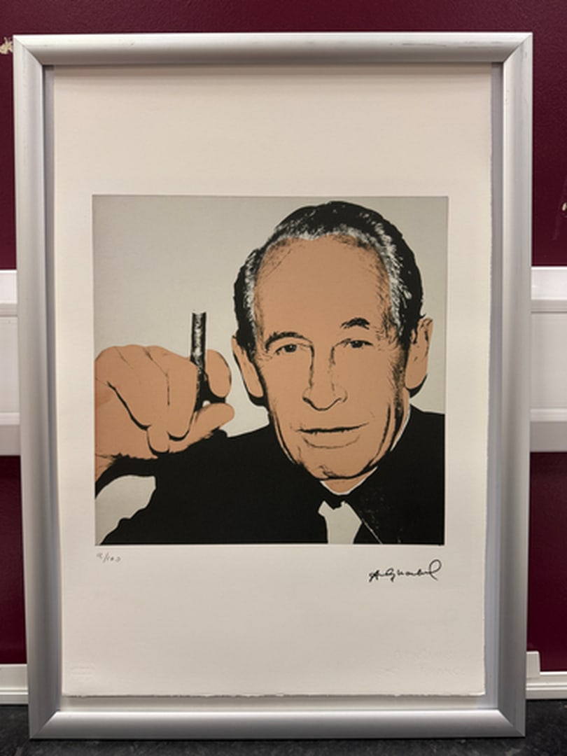 ANDY Warhol, Original, Print, Limited edition, Plate signed: Andy Warhol edition Arabic numbering - numbering 100 copies - Approximate dimensions of the sheet 57.3 x 38.4 cm - INTONSO / IRREGULAR SHEET on 4 sides, weight between 180/210 - Watermark on Arches Fr