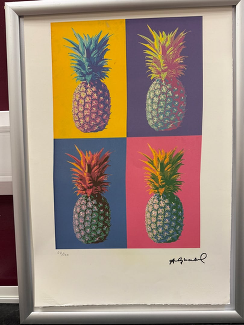 ANDY Warhol, Original, Print, Limited edition, Plate signed: Andy Warhol edition Arabic numbering - numbering 100 copies - Approximate dimensions of the sheet 57.3 x 38.4 cm - INTONSO / IRREGULAR SHEET on 4 sides, weight between 180/210 - Watermark on Arches Fr