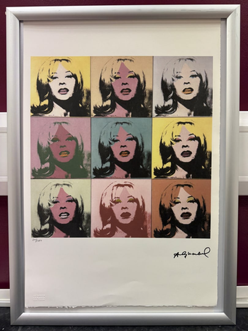 ANDY Warhol, Original, Print, Limited edition, Plate signed: Andy Warhol edition Arabic numbering - numbering 100 copies - Approximate dimensions of the sheet 57.3 x 38.4 cm - INTONSO / IRREGULAR SHEET on 4 sides, weight between 180/210 - Watermark on Arches Fr