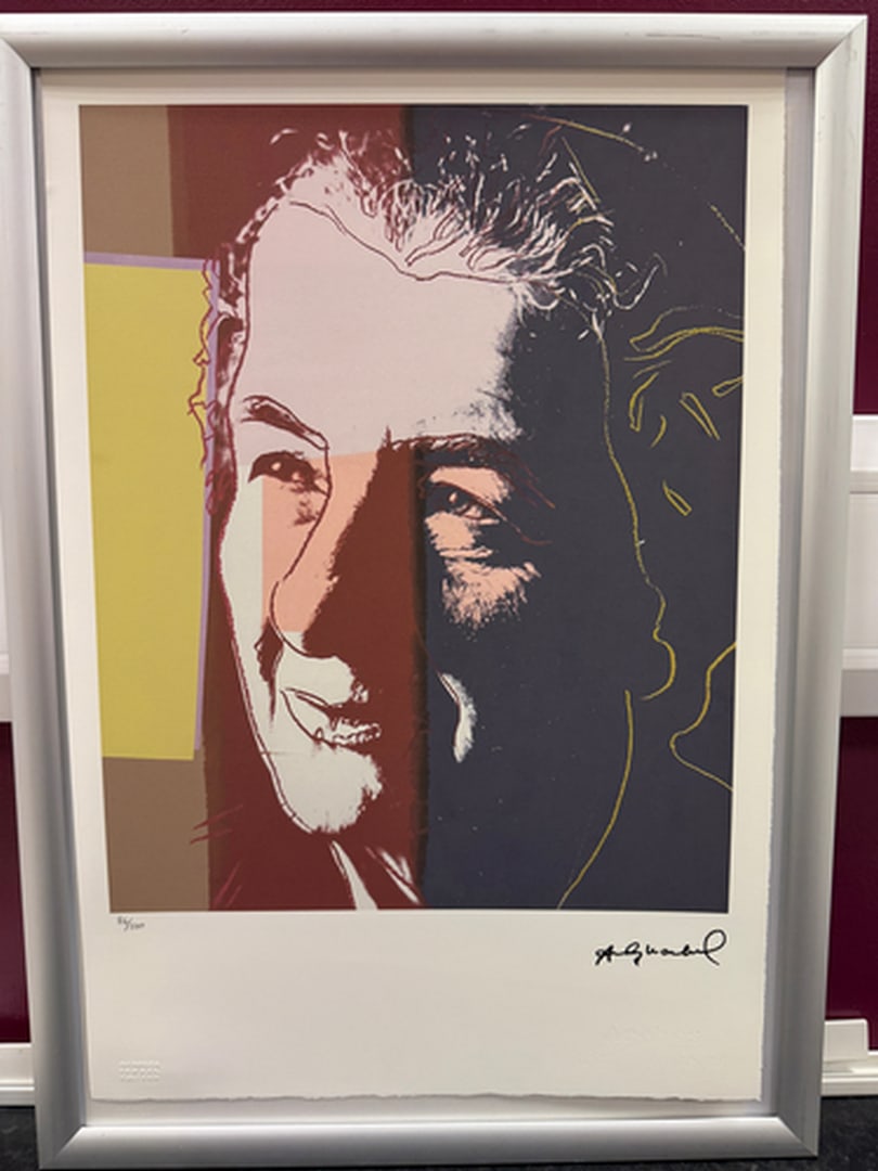 ANDY Warhol, Original, Print, Limited edition, Plate signed: Andy Warhol edition Arabic numbering - numbering 100 copies - Approximate dimensions of the sheet 57.3 x 38.4 cm - INTONSO / IRREGULAR SHEET on 4 sides, weight between 180/210 - Watermark on Arches Fr